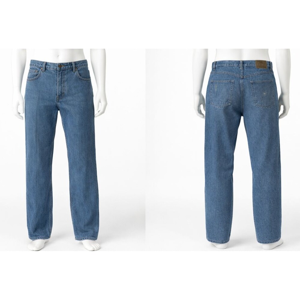 Smiths Work 1906 Wear Jeans Mens Stone Wash Distressed Straight Leg 33x30 Vtg